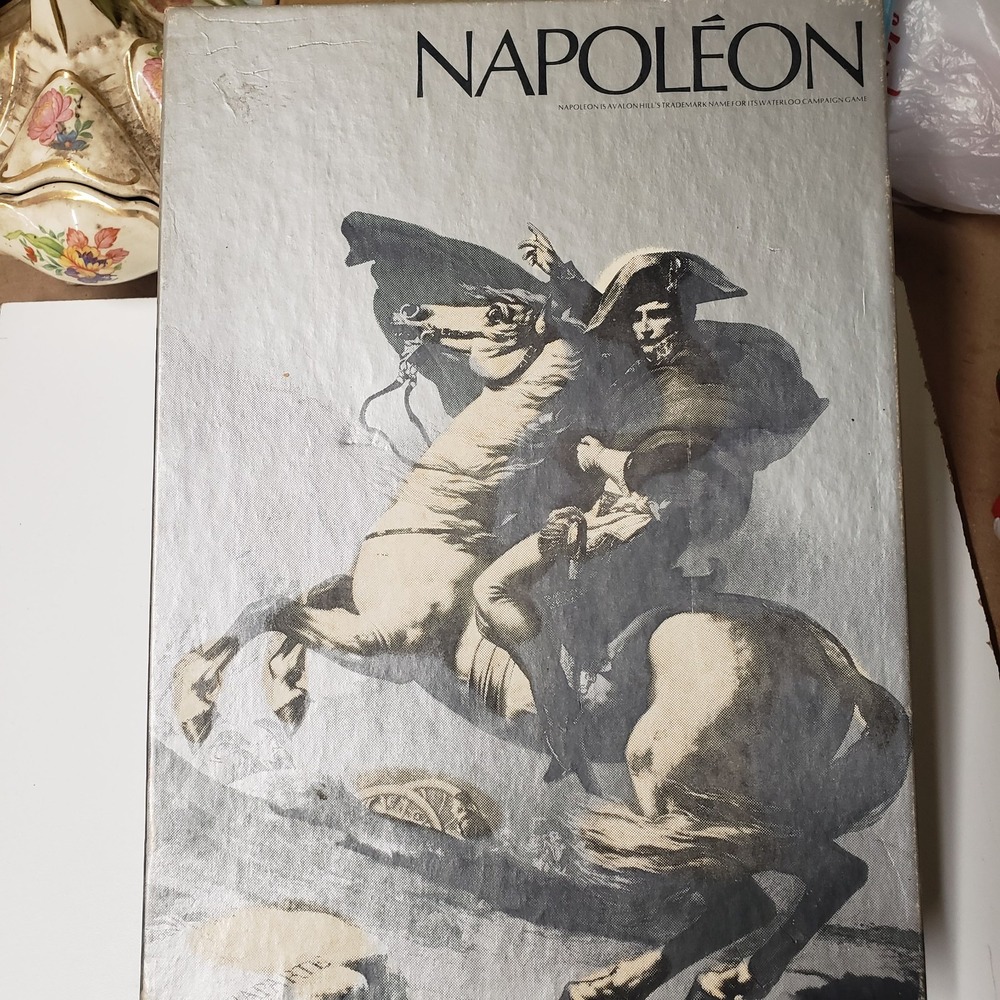 Vintage 1977 Avalon Hill Napoleon The Waterloo Campaign Strategy Board Game